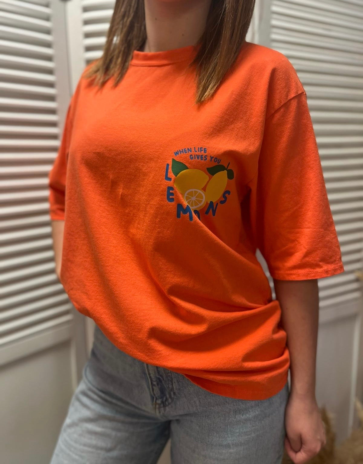 T-shirt CITRON orange