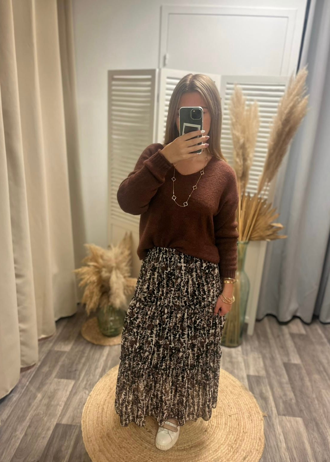 Pull Mohair chocolat