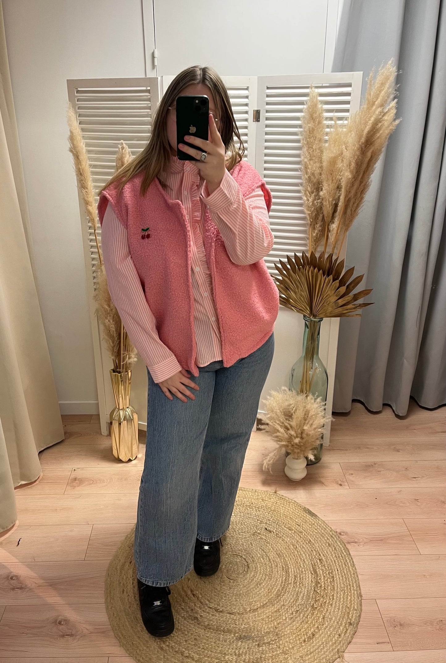 Gilet sans manches CERISE - Rose