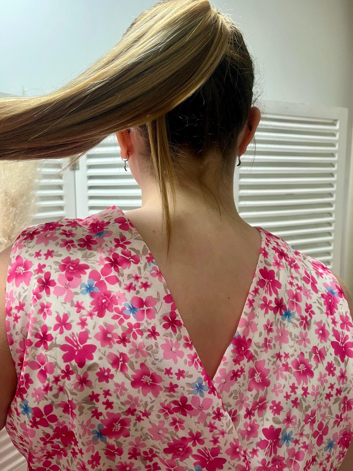 Robe mini flowers Pink