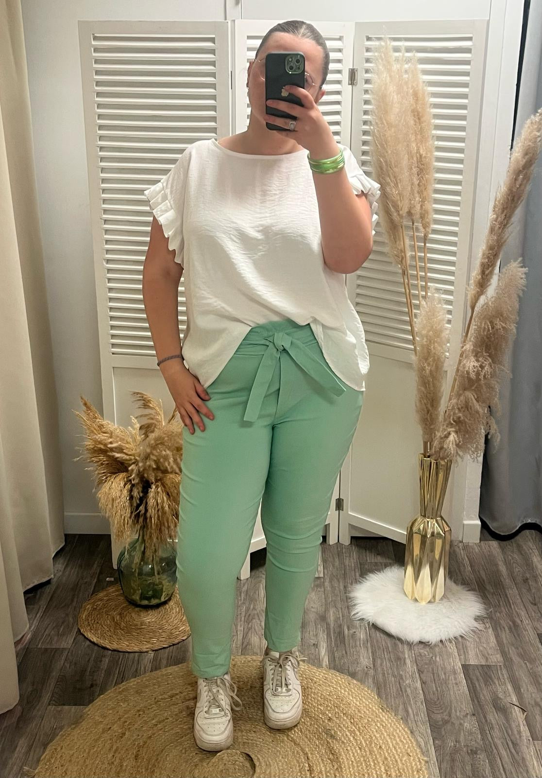 Pantalon ceinturé MILA