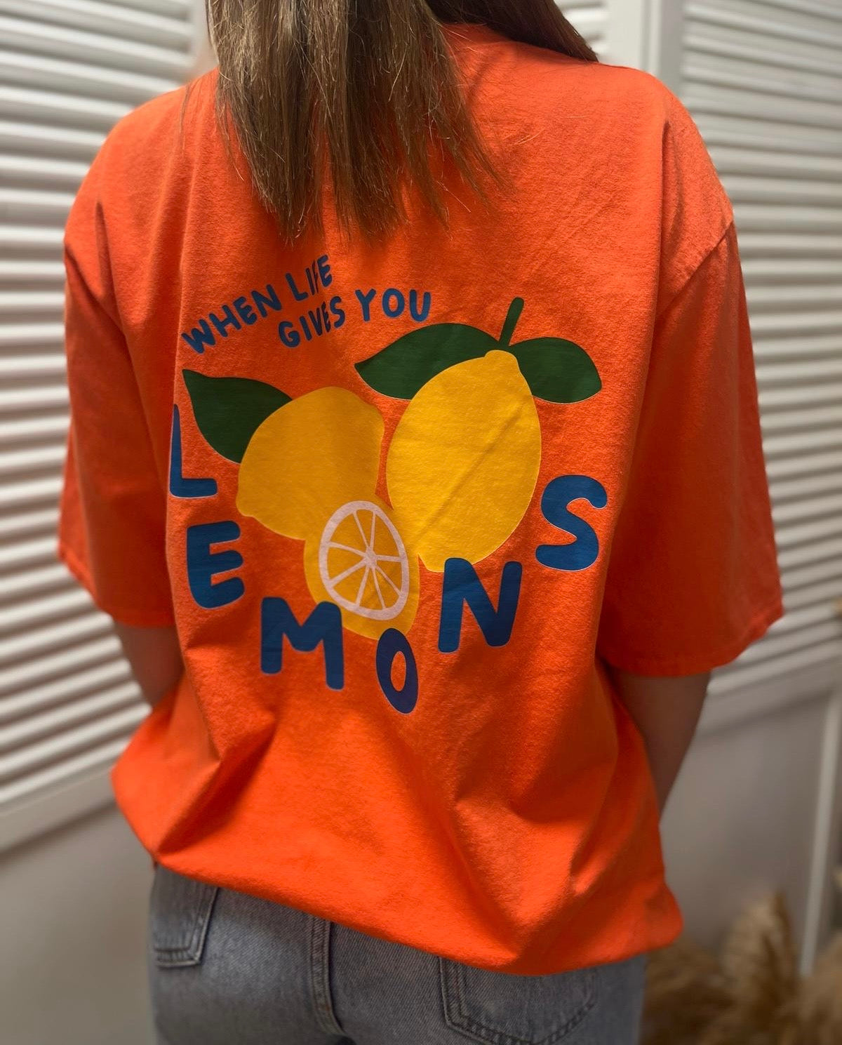 T-shirt CITRON orange