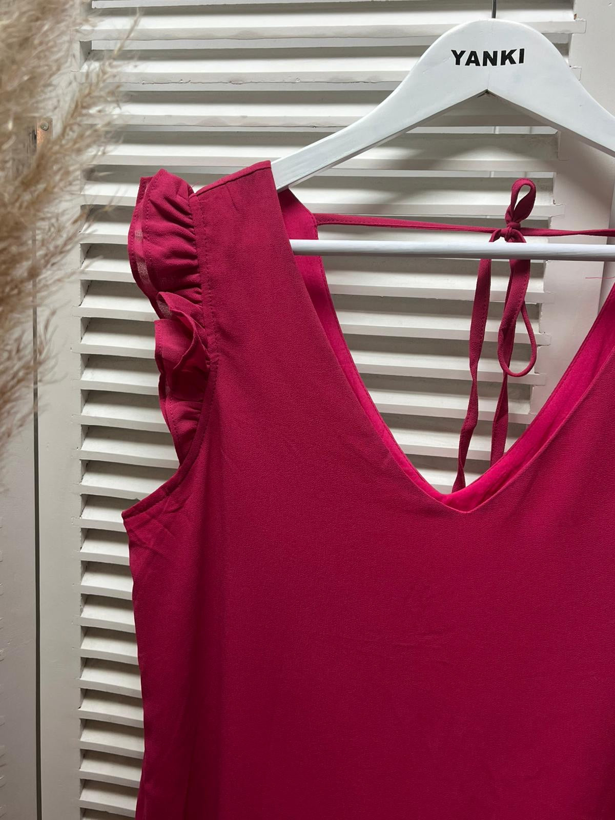 Robe droite fuchsia Betty