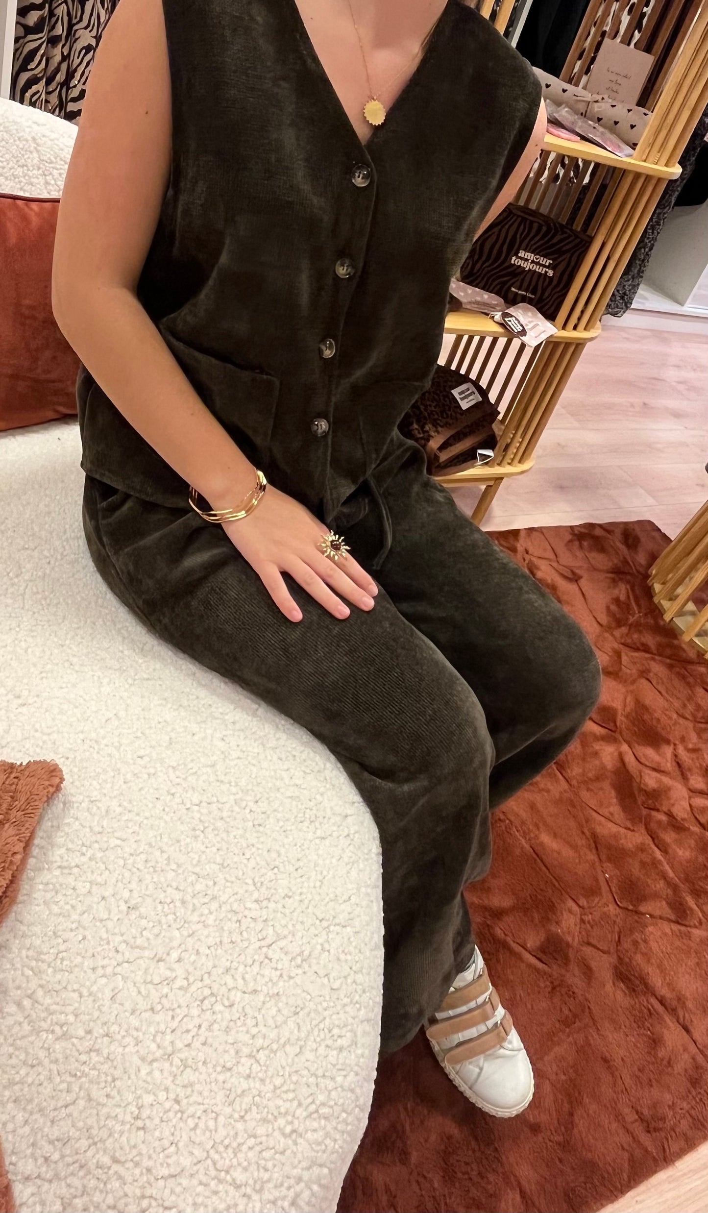 Pantalon velours Josy