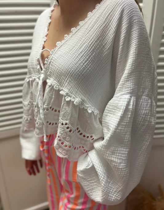 Blouse Ophélie gaze de coton