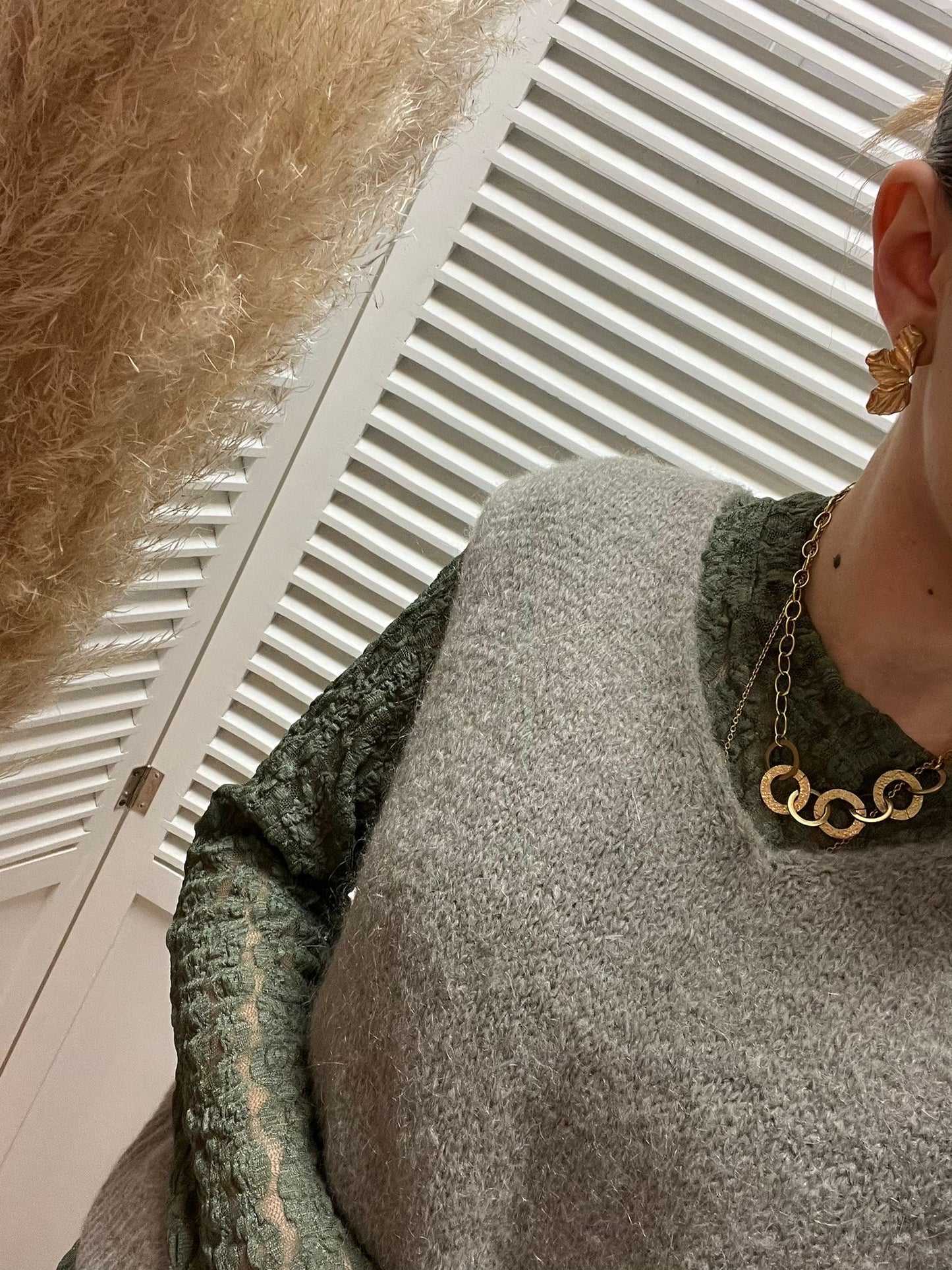 Pull Yeney sans manches mohair divers coloris