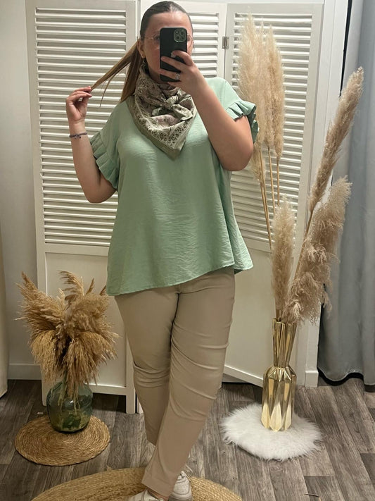Pantalon ceinturé MILA