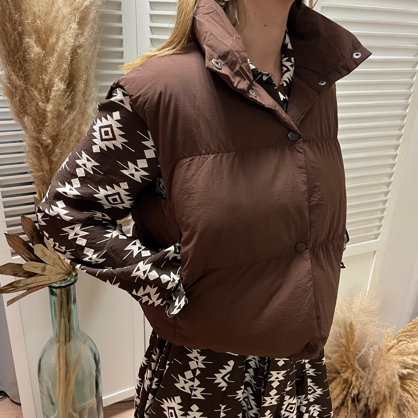 Doudoune manches courtes