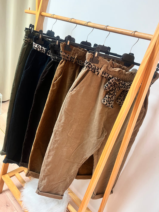 Pantalon velours