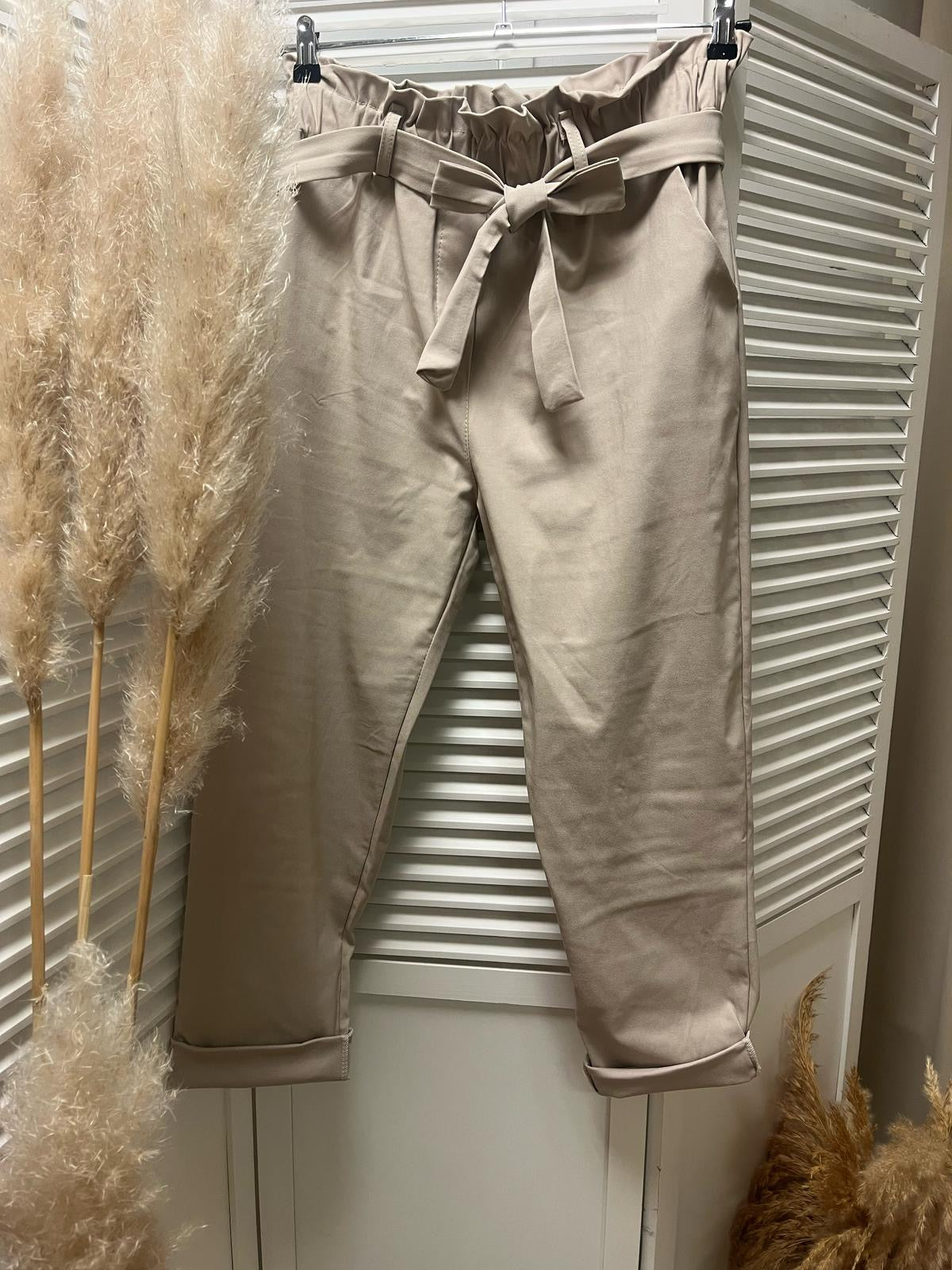 Pantalon ceinturé MILA