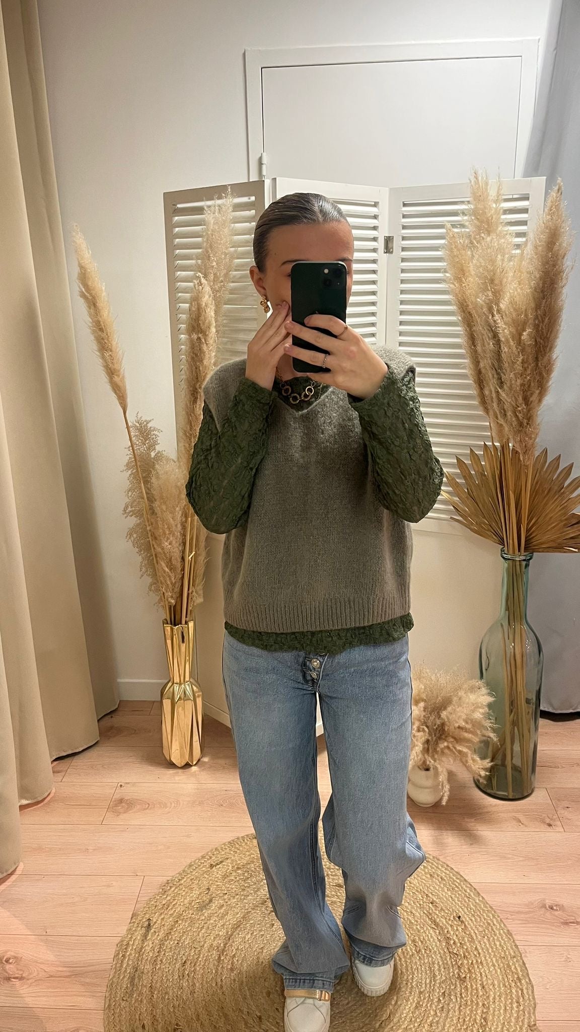 Pull Yeney sans manches mohair divers coloris