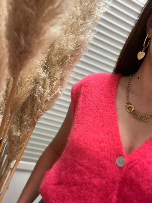 Gilet mohair sans manche Suzi (3 coloris au choix)