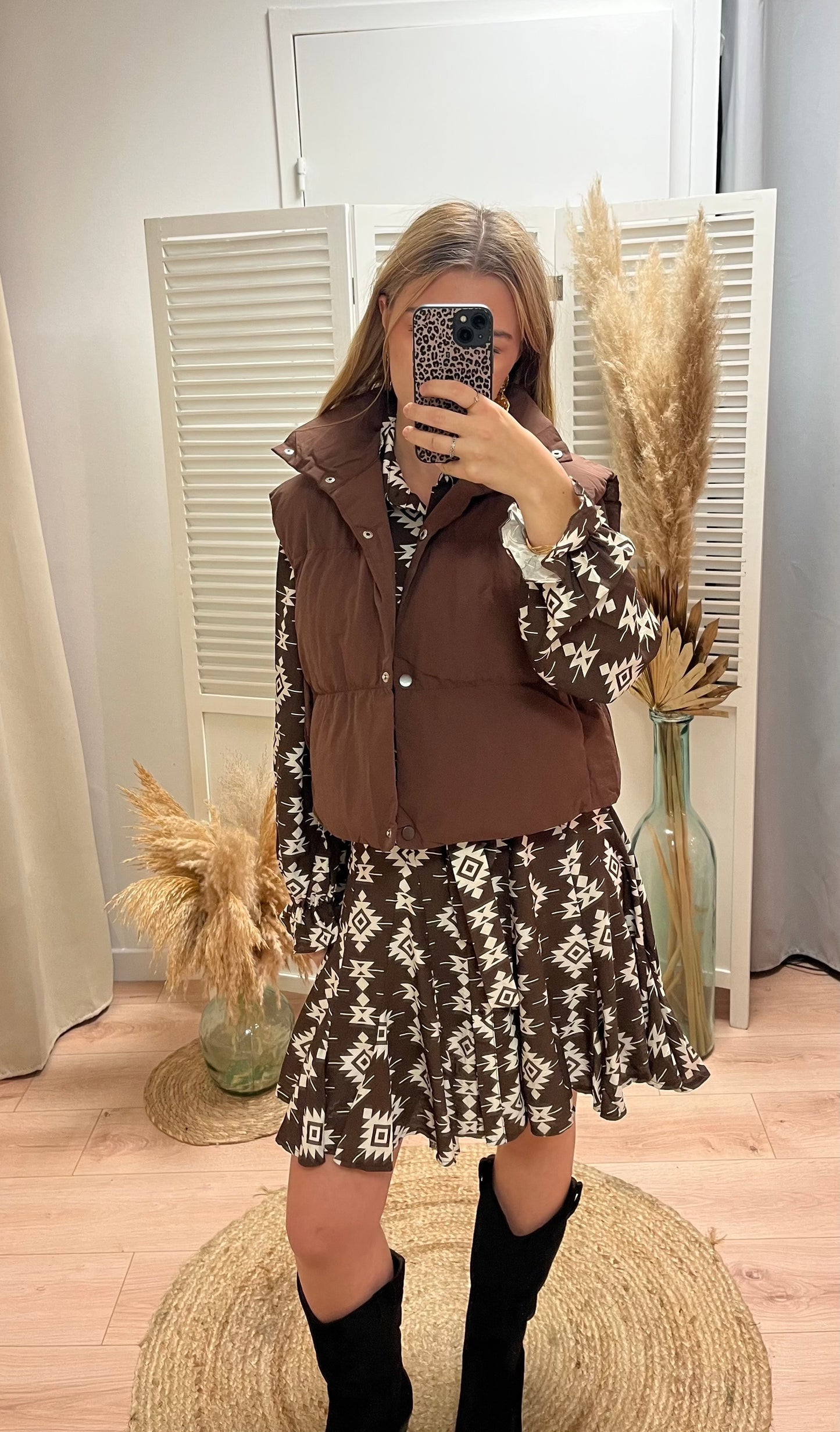 Robe Lulu motif ethnique