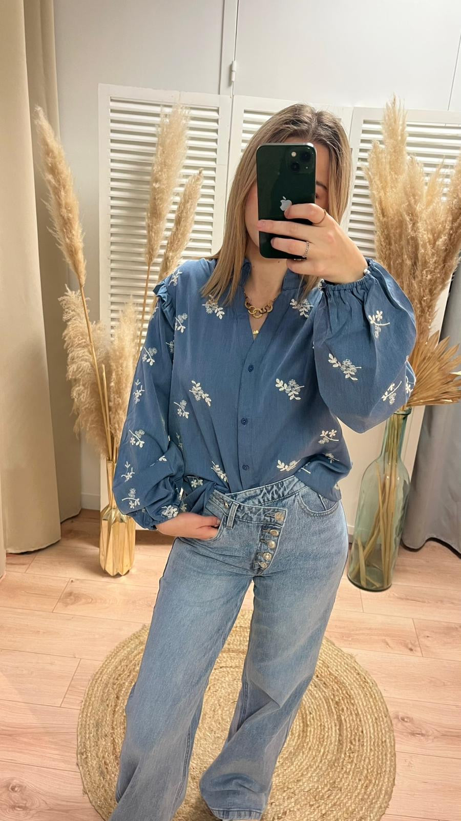 Jean boutonnière  asymétriques