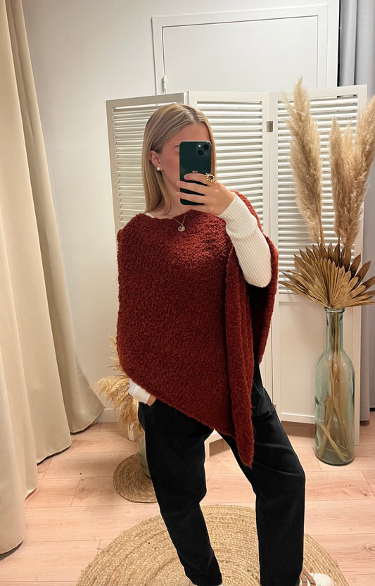 poncho rouille