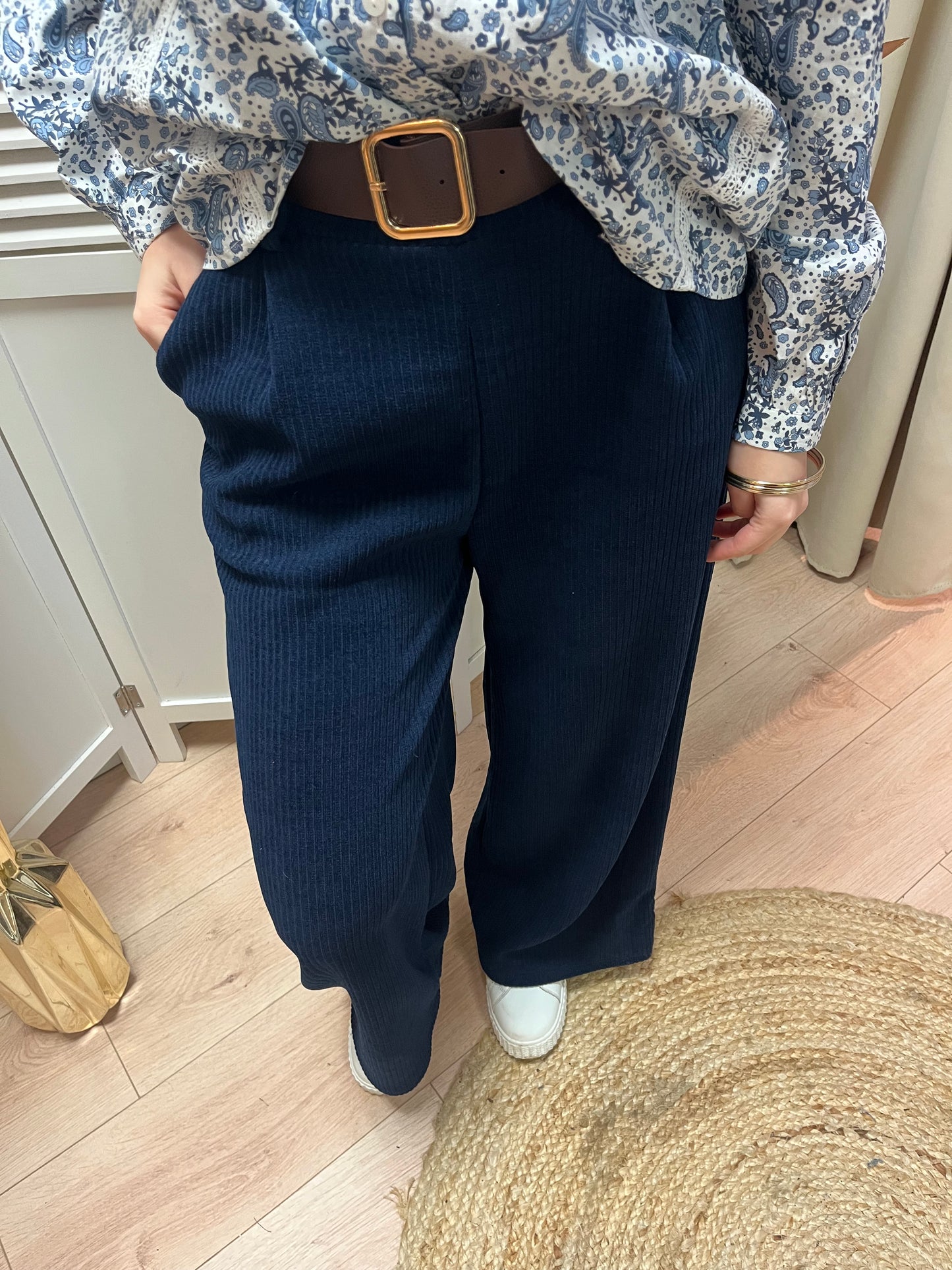 Pantalon velours fin Kylian