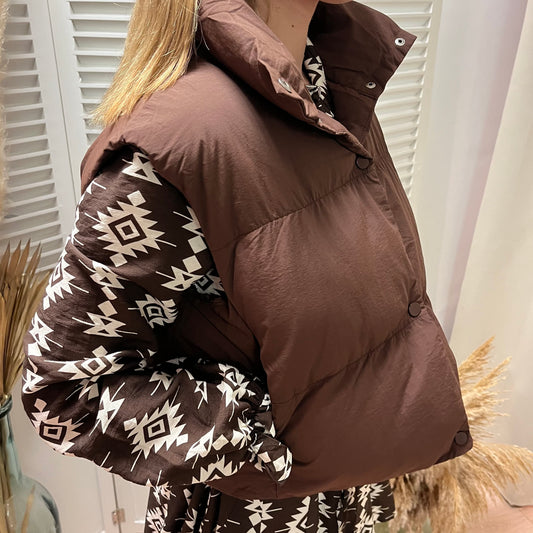 Doudoune manches courtes