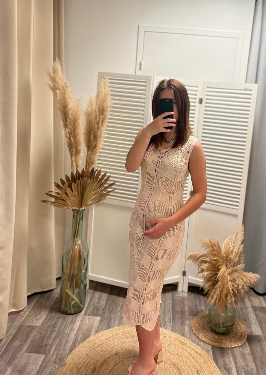 Robe crochet fin Thaïs