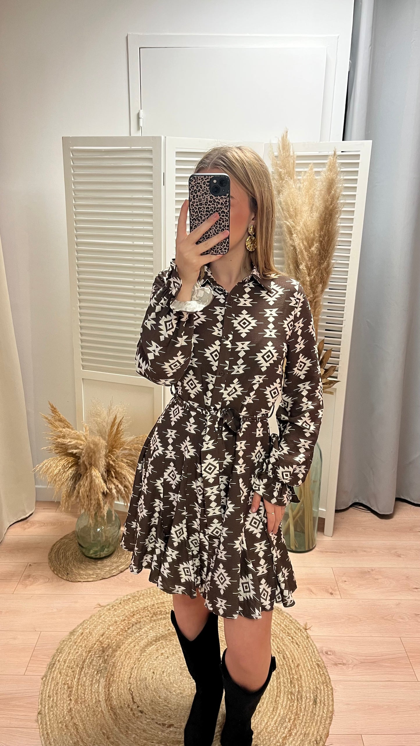 Robe Lulu motif ethnique